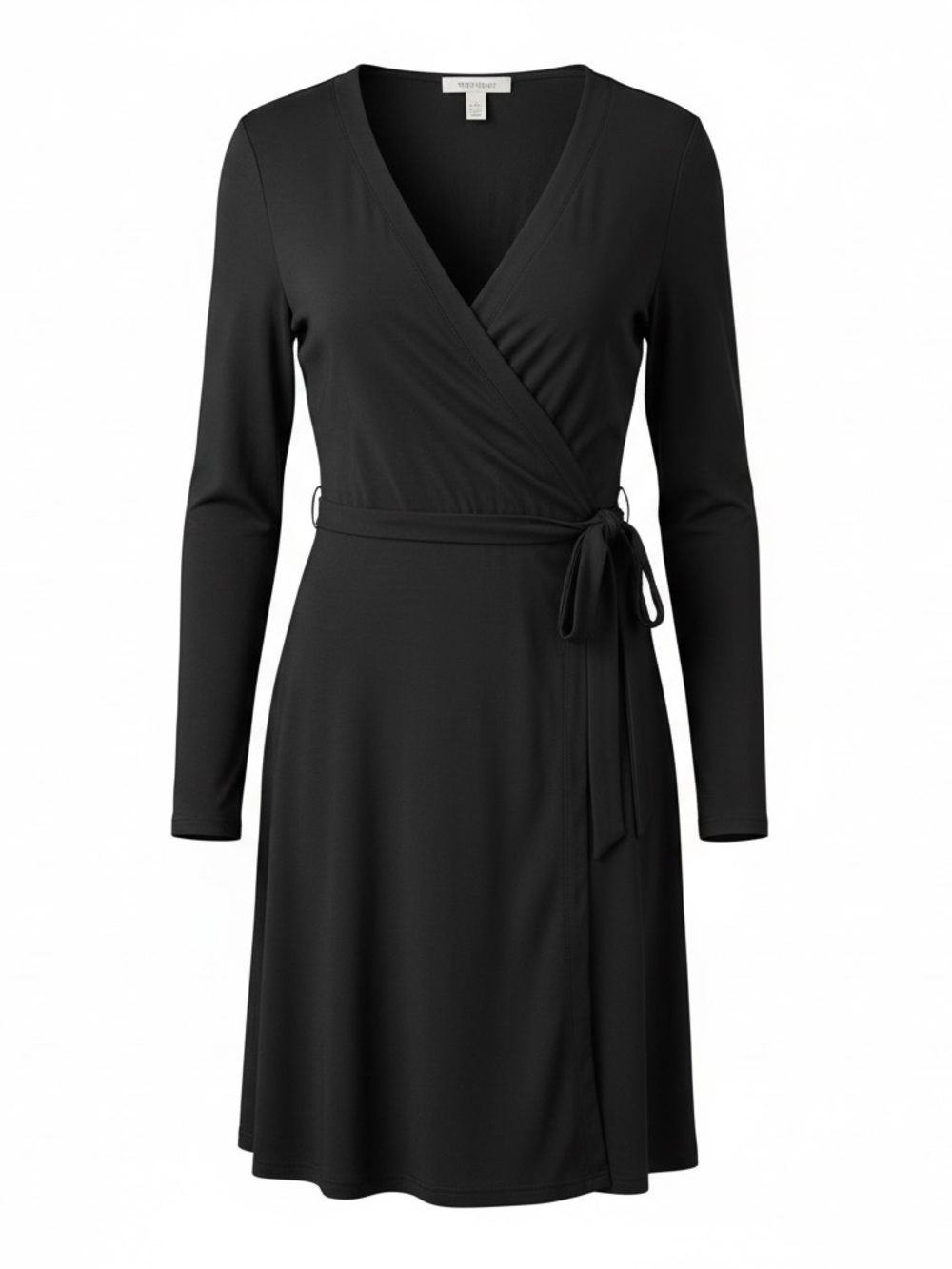 White House Black Market Black Wrap Dress